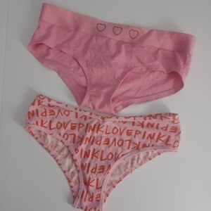 Pink Victoria's Secret Valentine's Day Panties Sz M LAST CHANCE NO DISCOUNTS